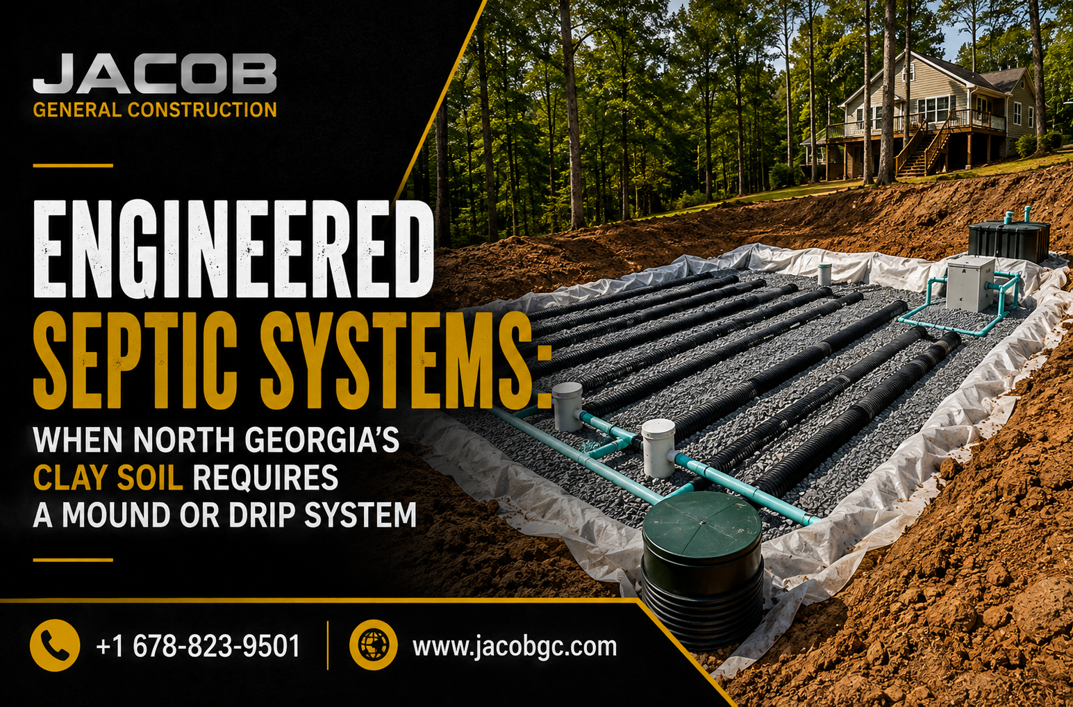 Engineered Septic Systems: When North Georgia’s Clay Soil Requires a Mound or Drip System