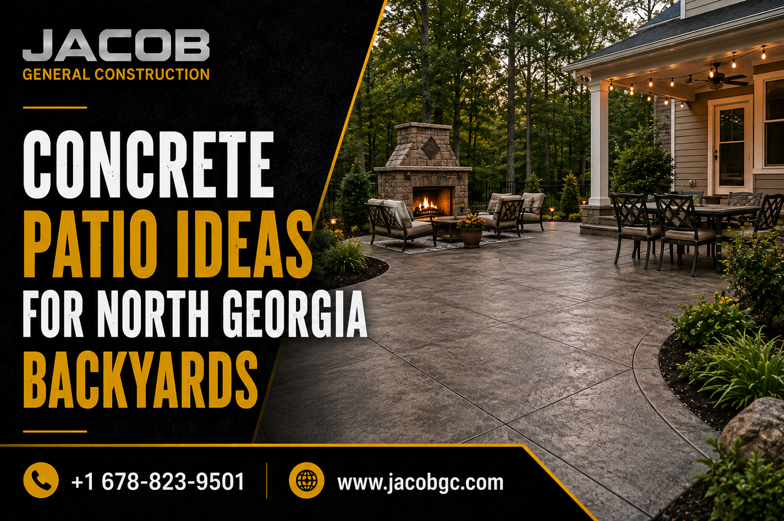 Concrete Patio Ideas for North Georgia Backyards
