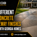 7 Different Concrete Driveway Finishes for North Georgia Homes