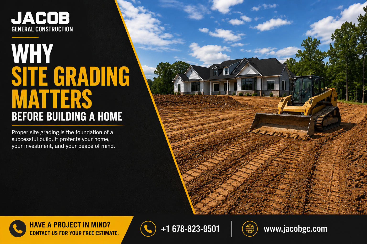 Why Site Grading Matters Before Building a Home