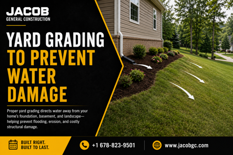 Yard Grading to Prevent Water Damage