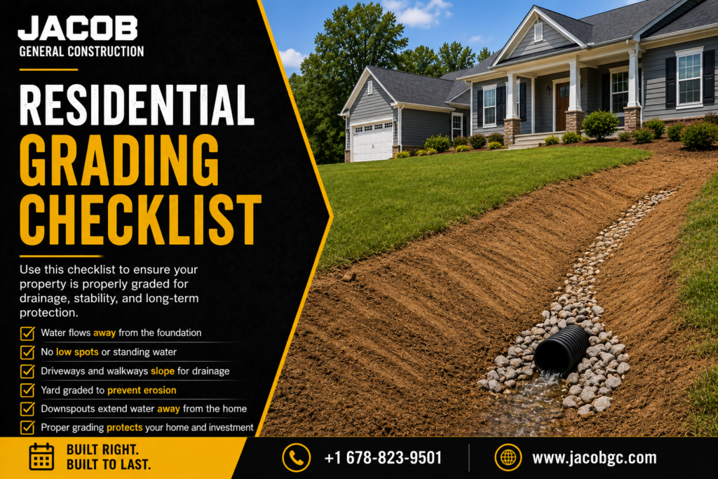 Residential Grading Checklist