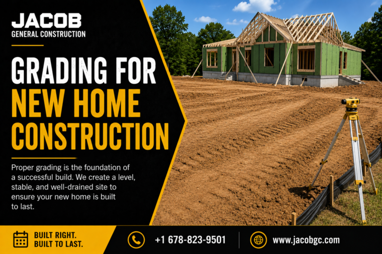 Grading for New Home Construction