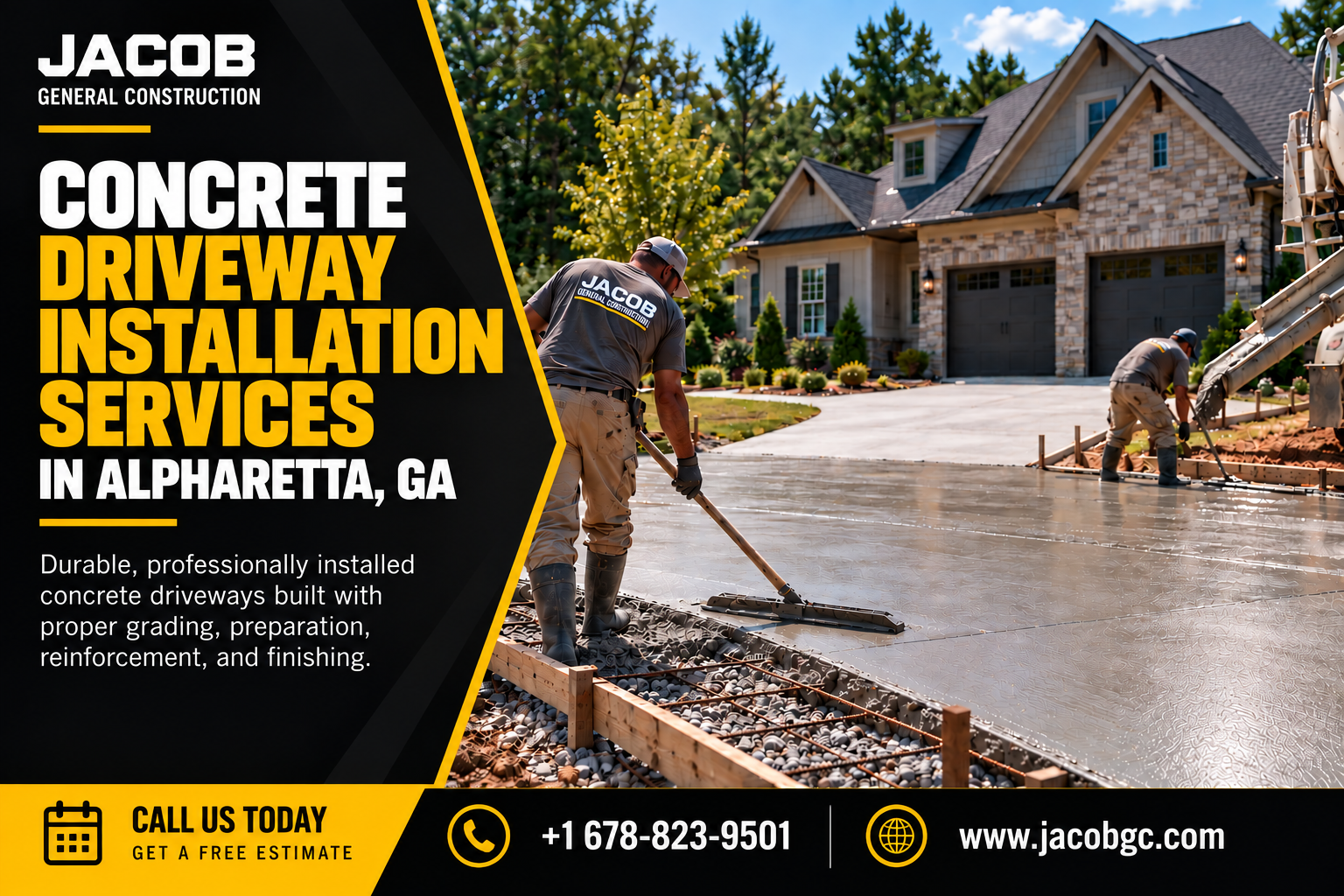 Concrete Driveway Installation Services in Alpharetta, GA