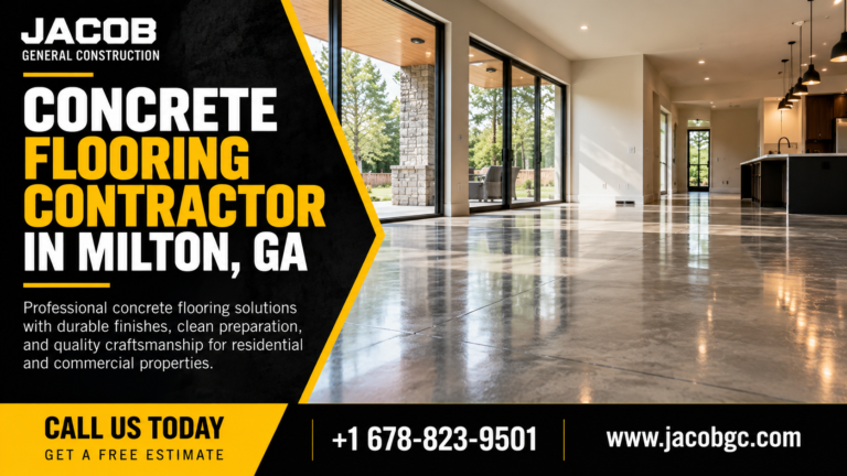 Concrete Flooring Contractor in Milton, GA