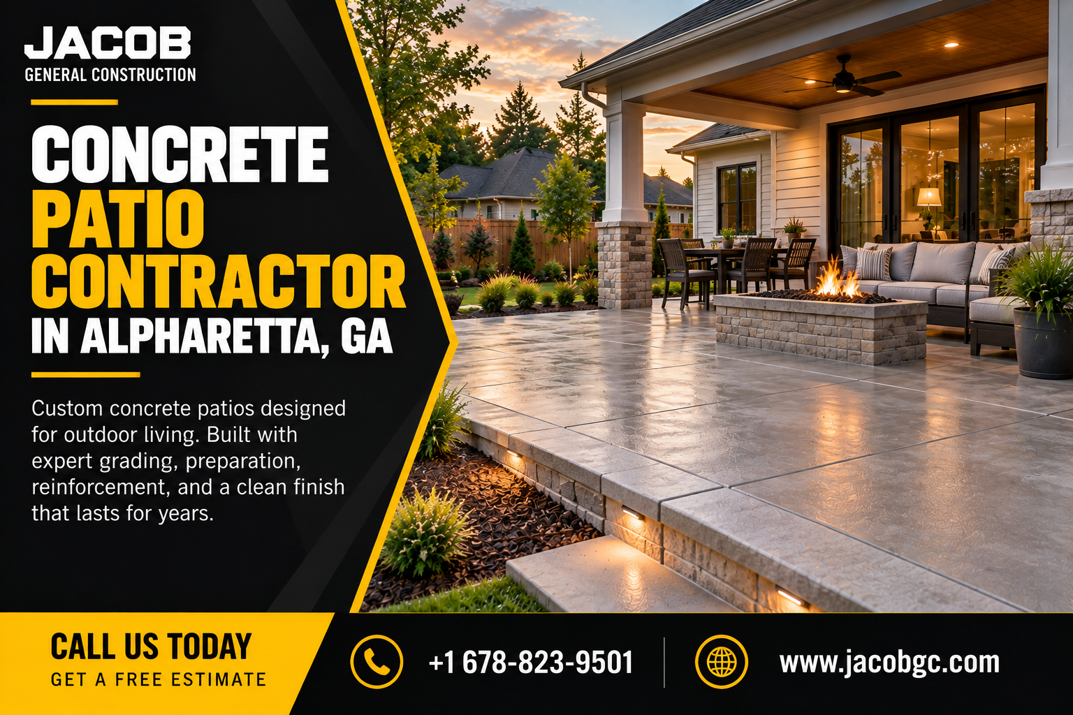 Concrete Patio Contractor in Alpharetta, GA