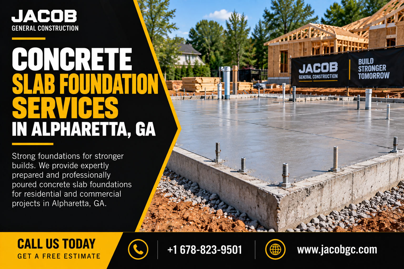 Concrete Slab Foundation Services in Alpharetta, GA